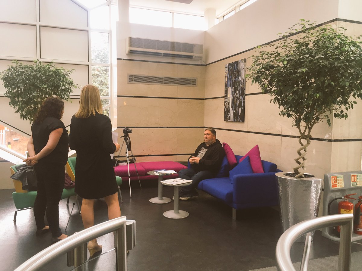 Nits_sharm's tweet photo. Papped @DanRaywood this morning in the office talking all things security with @eclatmarketing #infosec #cybersecurity #dantalks https://t.co/zNoL1An4Po