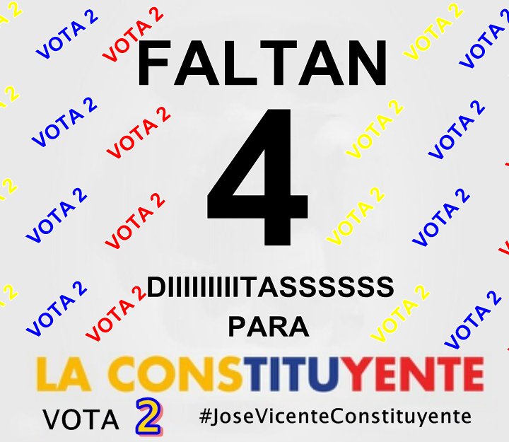 JVCONSTITUYENTE's tweet photo. Jose Vicente para la Constituyente con el numero 2⃣VOTA por la Paz y la Revolucion! https://t.co/GZ3Nau8F9U