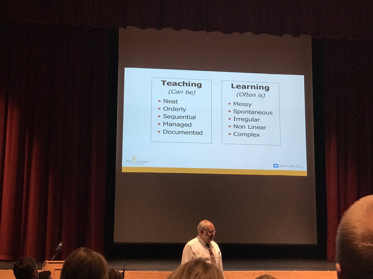 NickHoltvluwer's tweet photo. True dat... #Teaching vs. #Learning @stevebarkley @DCSDcipg #DCSDcmf #LoveMHE https://t.co/5hSTMfO4ry