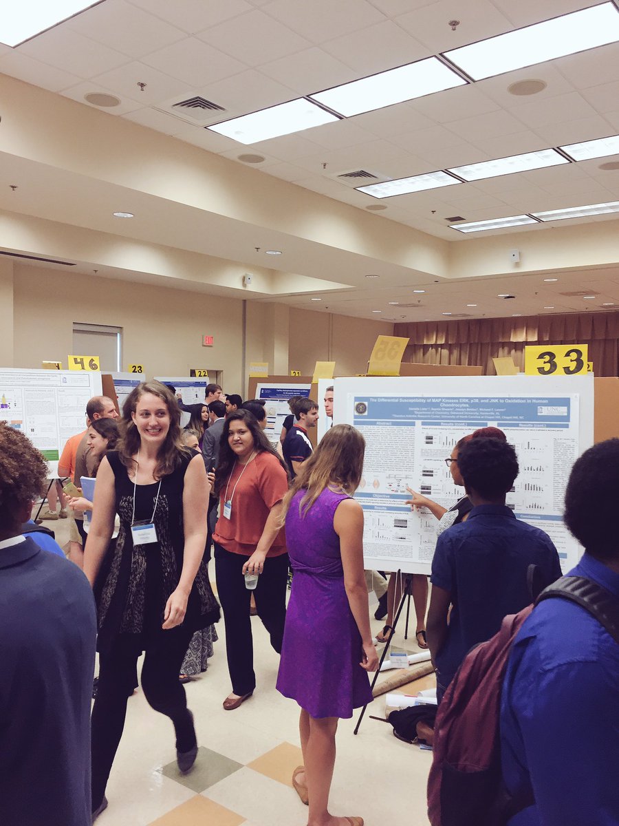 DrManisitDas's tweet photo. Great experience evaluating posters at #sup2017 Symposium. Bunch of excited UG students presenting their research @UNC_GradSchool #UNC https://t.co/R5M2f4hC4L