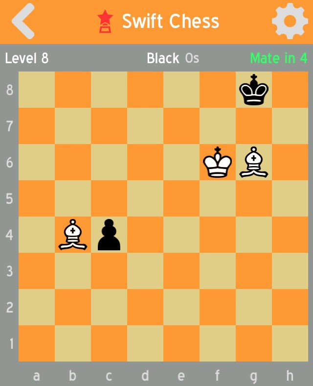 SwiftChess's tweet image. What affect does the pawn have on this B+B mate? #CheckmateChallenge #chess #chesspuzzle