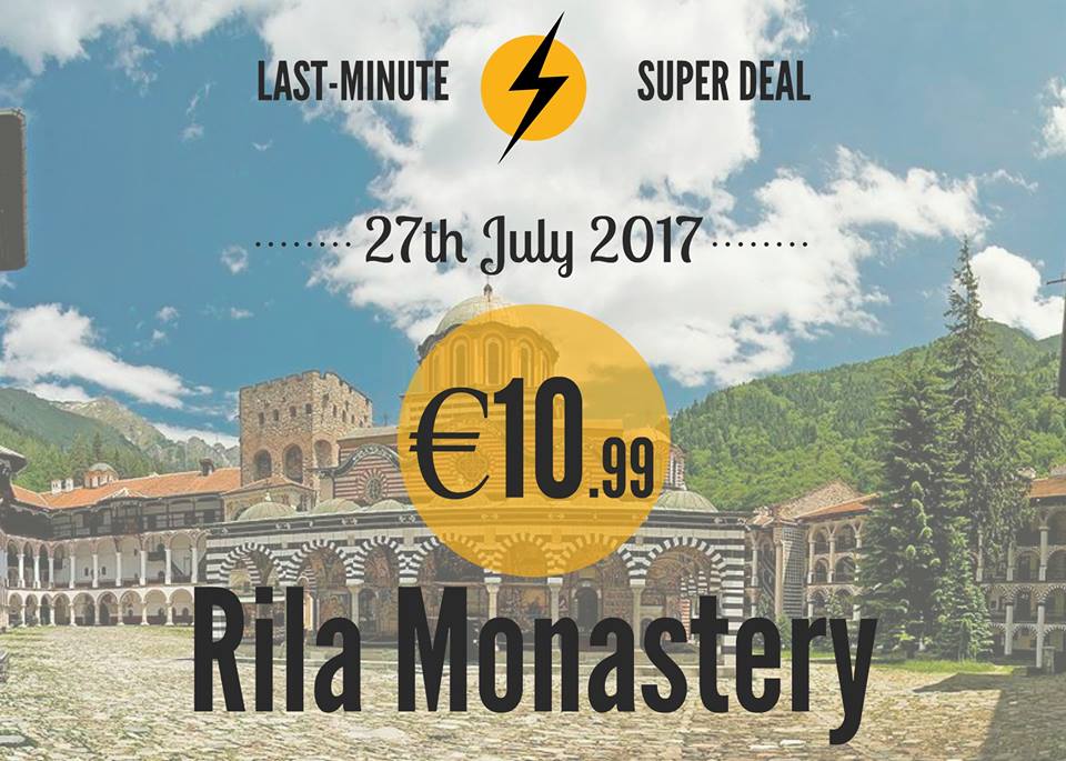 RilaShuttle's tweet photo. Rila Monastery shuttle from #Sofia is 50% off! Just 10.99 EUR per person - Tomorrow 27th July only. Limited seat https://t.co/H5yDNL2tR4 https://t.co/noSrc8CDlQ