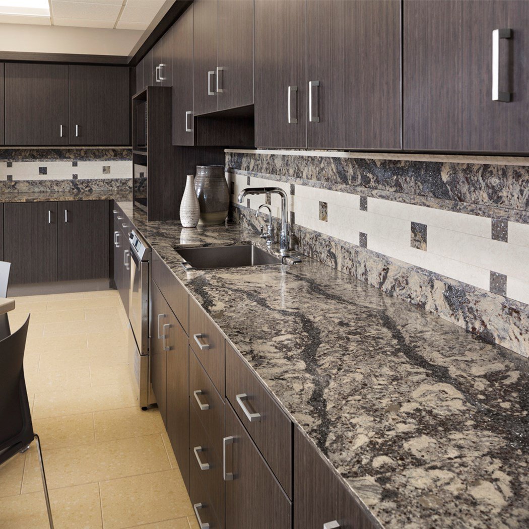 One of our favourite collections is Langdon™. Take a closer look for yourself cometstone.com/cambria #kitchen #quartz #cometstone #cambria