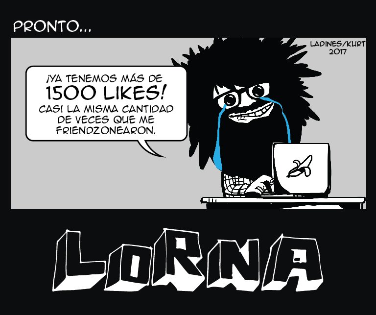lorna_comic's tweet photo. Gracias a todos los lornas que nos siguen en facebook #Lorna #FriendZone Si te gusta, comparte y síguenos en: https://t.co/STjkJfIR0x https://t.co/W7UAqpnPk4