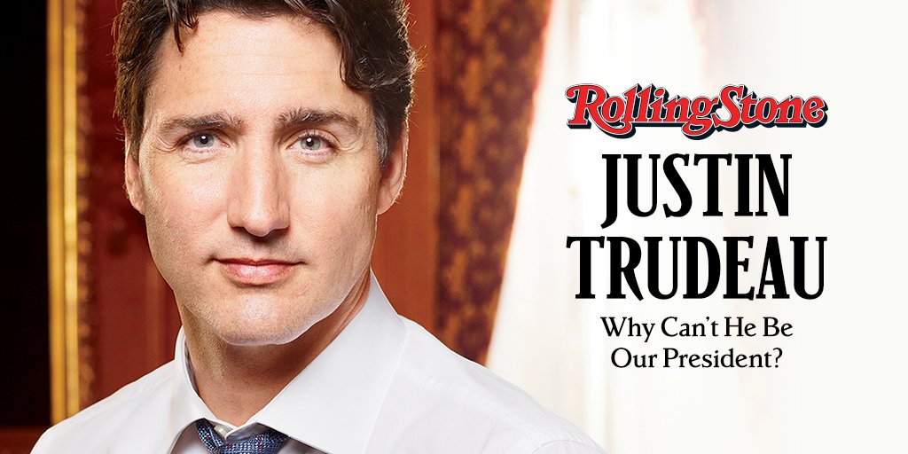 'Why Can't He Be Our President?' Justin #Trudeau on the cover of #RollingStone:   bit.ly/2h2MzB1 #cdnpoli https://t.co/51lHfvUT3c
