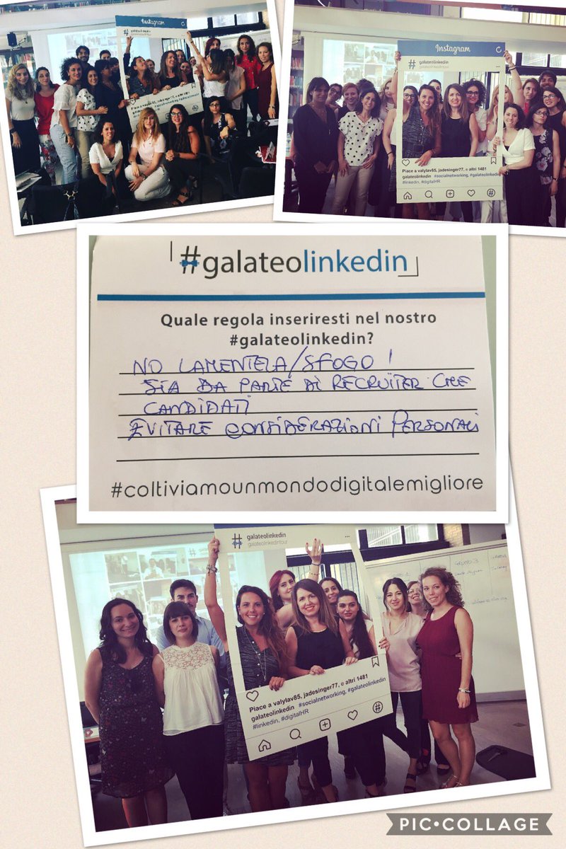 Oggi il #GalateoLinkedin l'abbiamo presentato agli studenti di <a href="/centroELIS/">ELIS</a>: come fare #network e trovare lavoro con #LinkedIn!