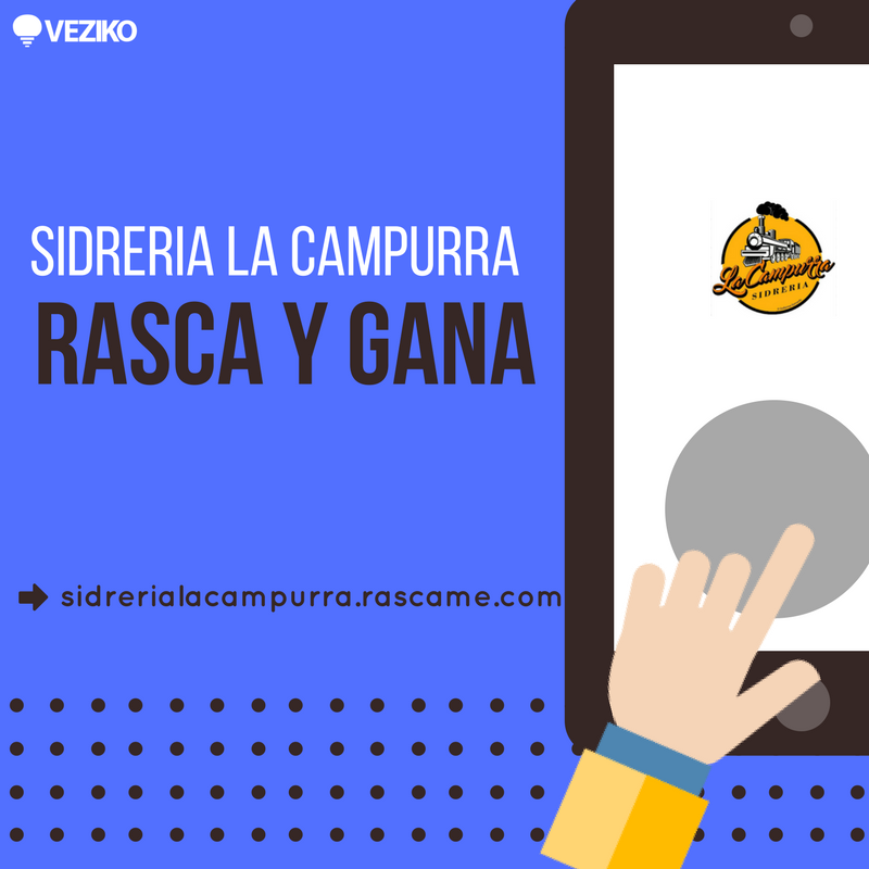 En la Sidrería la Campurra premian a sus clientes en el RASCA DIGITAL 🎁bit.ly/2rBsgiN ¿Quieres premiar a tus clientes?