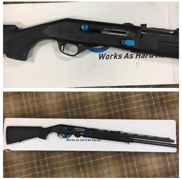 parklodgeshoot's tweet photo. New in stock, latest Stoeger M3K section one 12g outstanding value. Contact Dave at driven sporting. #shooting #drivensporting #blackguns https://t.co/Jeloj000px