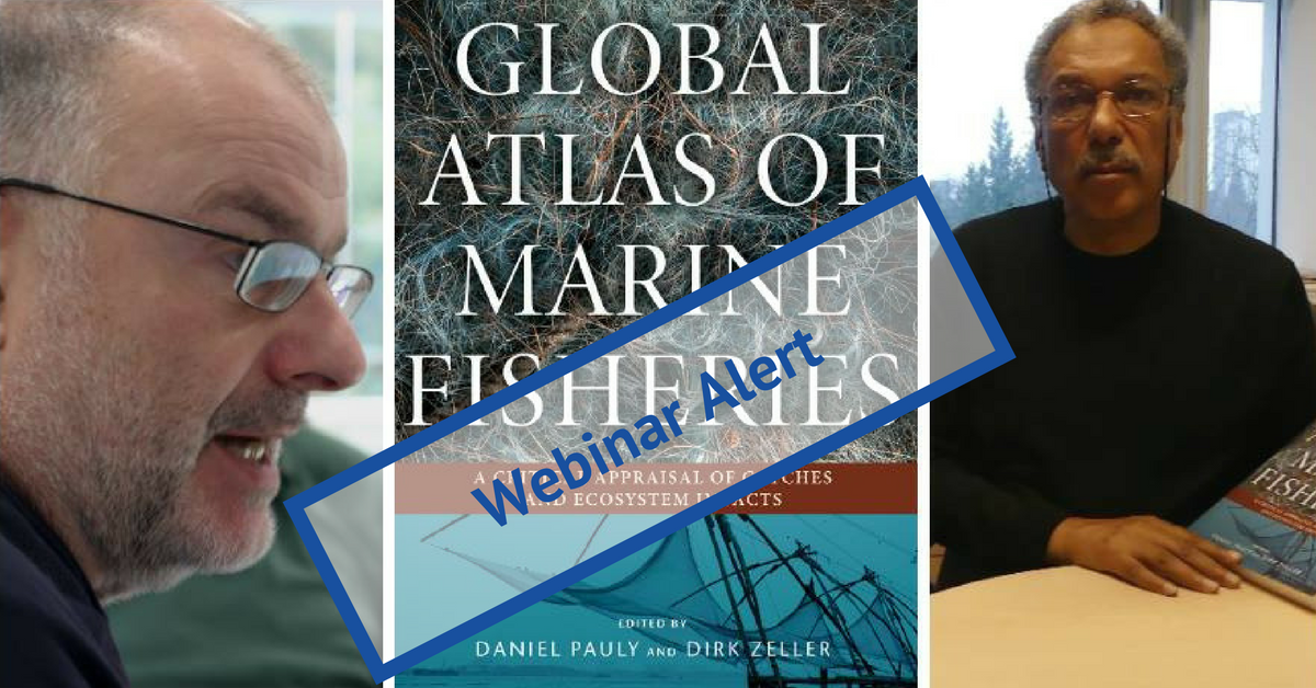 SeaAroundUs's tweet photo. TODAY - Free webinar with #DanielPauly and Dirk Zeller: What is happening with marine life? https://t.co/Exm5Cy7Zty - #Science https://t.co/pFwAaOAFHf