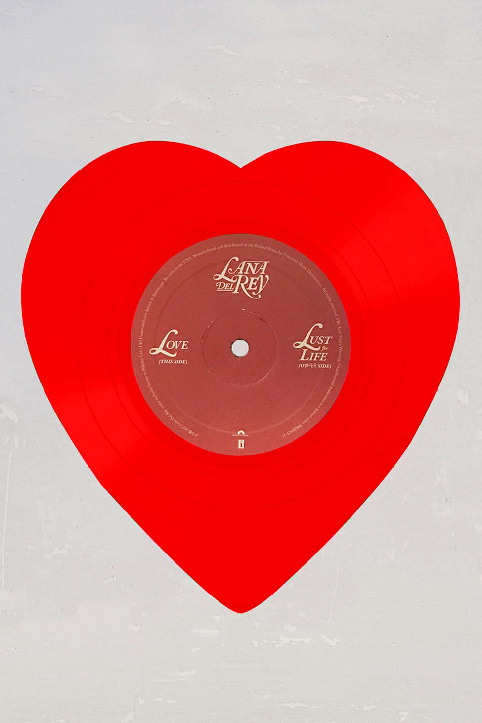 Urban Outfitters on X: ❤️ @lanadelrey's singles Love and Lust for Life are  now on heart-shaped vinyl (!!!) only at UO:    / X