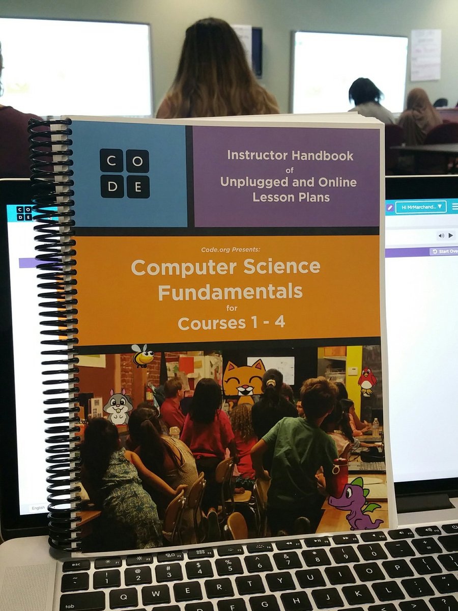 <a href="/codeorg/">Code.org</a> workshop today!  Preparing for an awesome year exploring Computer Science concepts with <a href="/PS76Q/">PS76Q William Hallet</a> students!  #CSforAll  #76learns