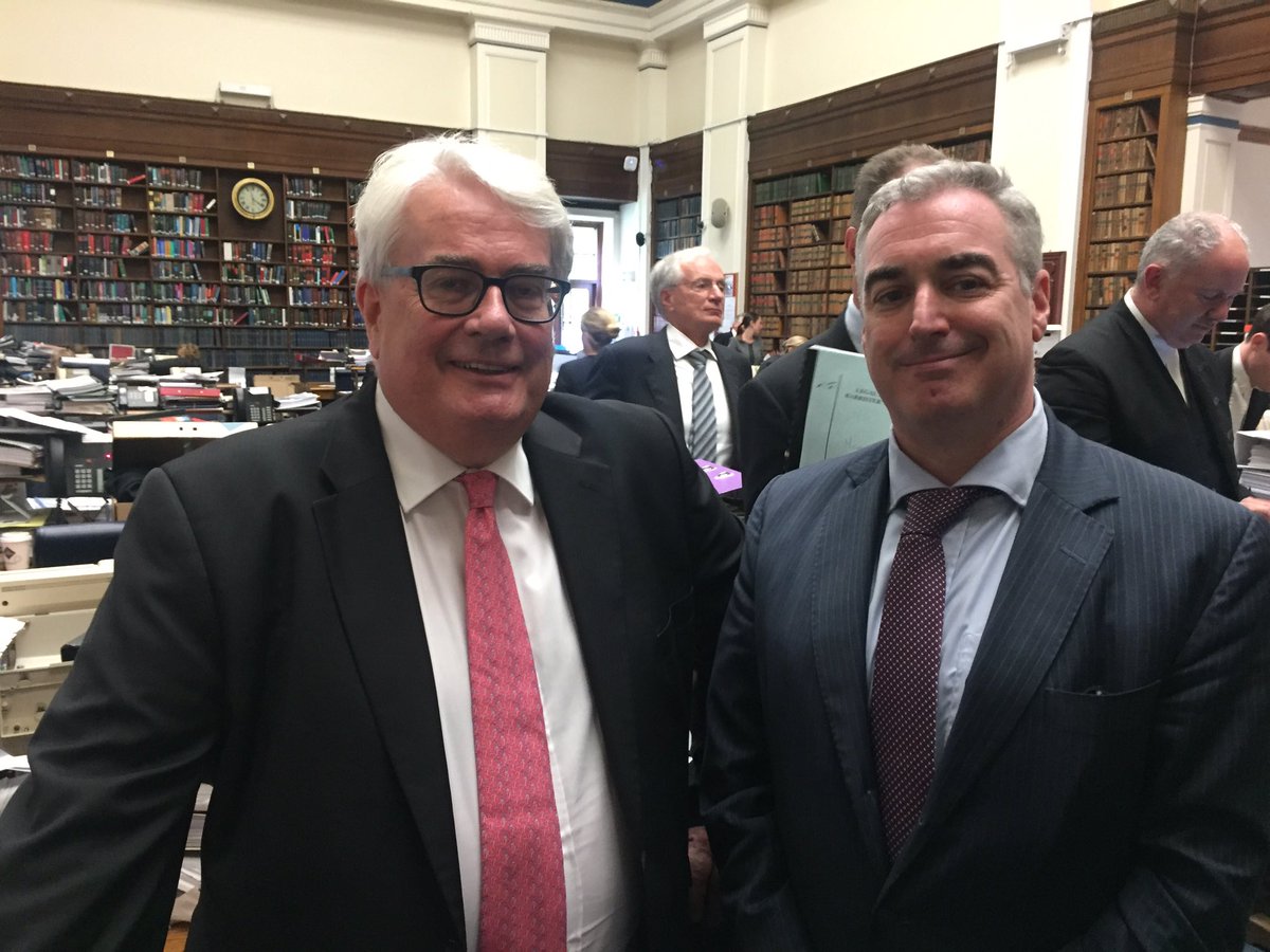paulmcgarrysc's tweet image. Delighted to congratulate new Chief Justice Frank Clarke as he visits his old seat in the Law Library