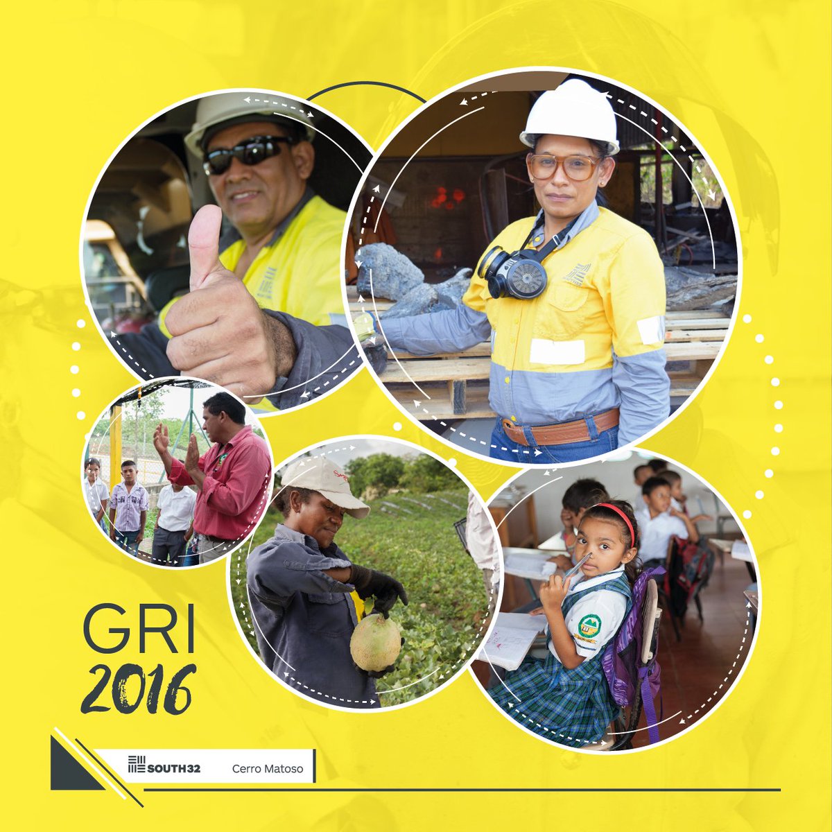 CerroMatosoSA's tweet photo. Hoy como todos los días, abrimos las puertas de nuestra organización. Hoy presentamos el reporte de sostenibilidad 2016. #GRI2016 https://t.co/kP5zqbvHrH