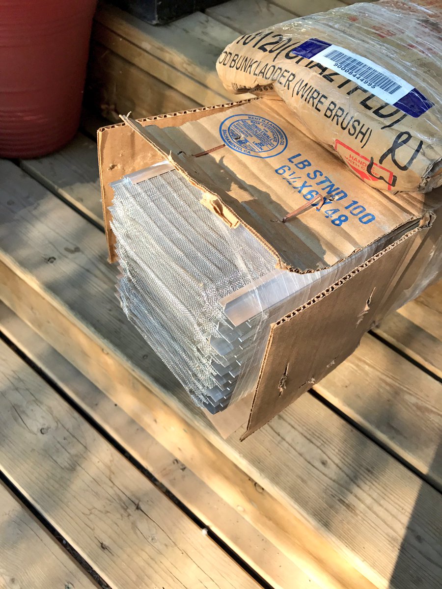 eaves_rite's tweet photo. Oooo. Micro mesh leaf-guard screen from @alu_rex on my doorstep! #christmasinjuly #yql #YesPlease https://t.co/dL28QlDqYp