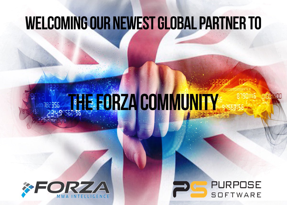 forzaERP's tweet photo. Cheers to our newest partner @PurposeSoftware as FORZA heads to the UK! #DigitalTransformation #ImagingChannel #SAPBusinessOne https://t.co/mDQzqeUe7N