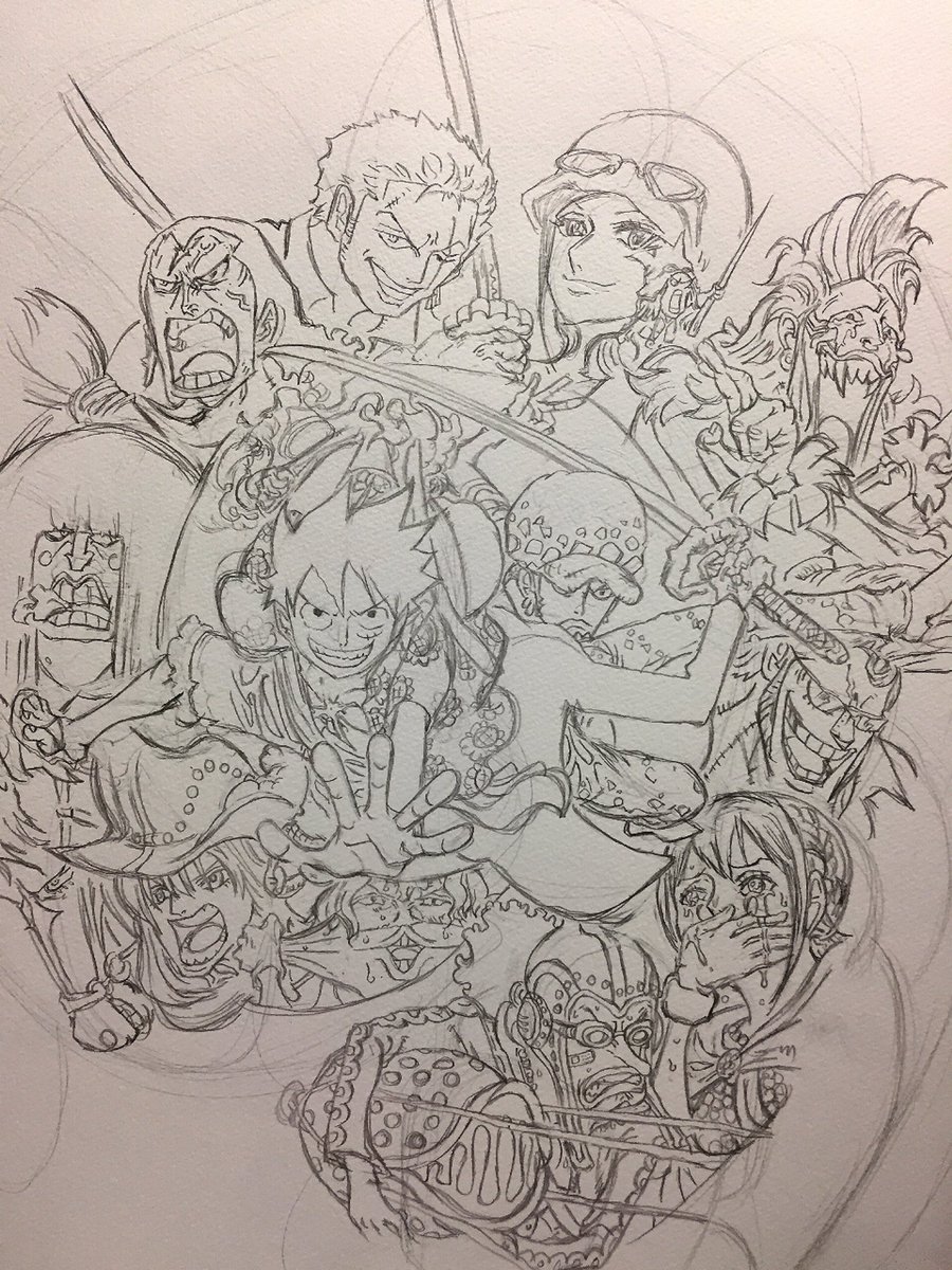 m1ruton's tweet photo. DRAFT!   #onepiece #bartolomeo #バルトロメオ #ワンピース #drawing #尾田栄一郎 #원피스 https://t.co/QXTYIPbwNG