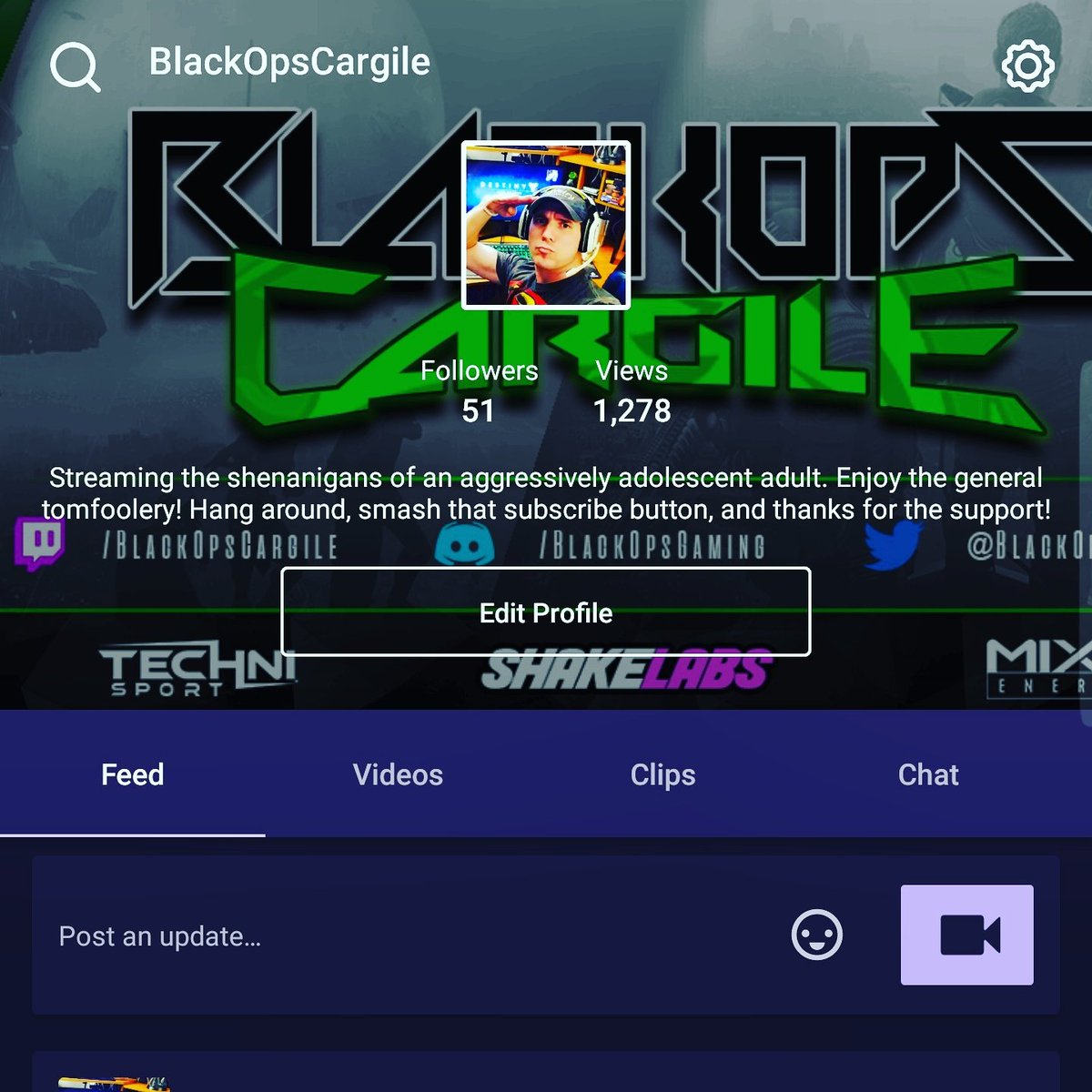 AlarikXI's tweet photo. Last night we hit the 50 on #twitch! Thank you all and esoecially #MrsBlackOps for the love and support! #SupportSmallStreamers @HyperRTs https://t.co/O2VkIIf9UU