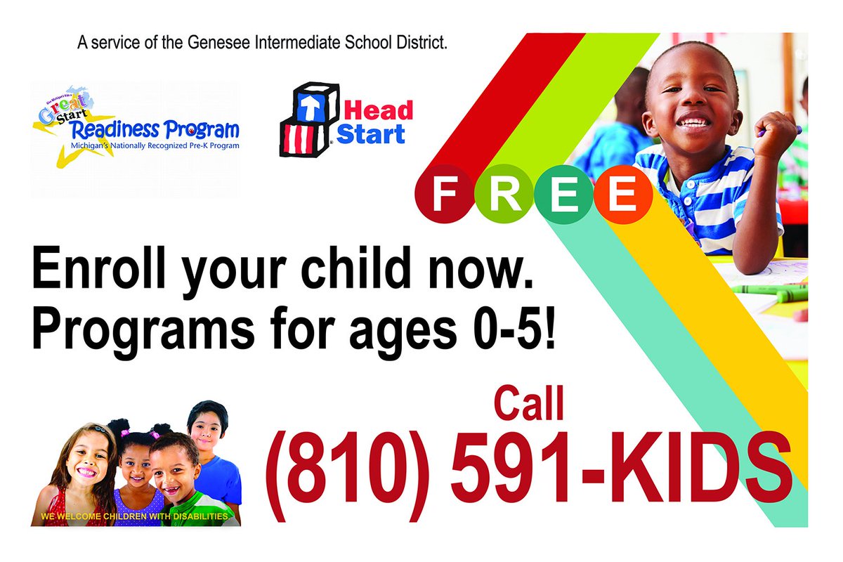 Time to enroll your child! Learn more about GISD preschool programs and services for children ages 0-5: goo.gl/pFQt7N #preschool