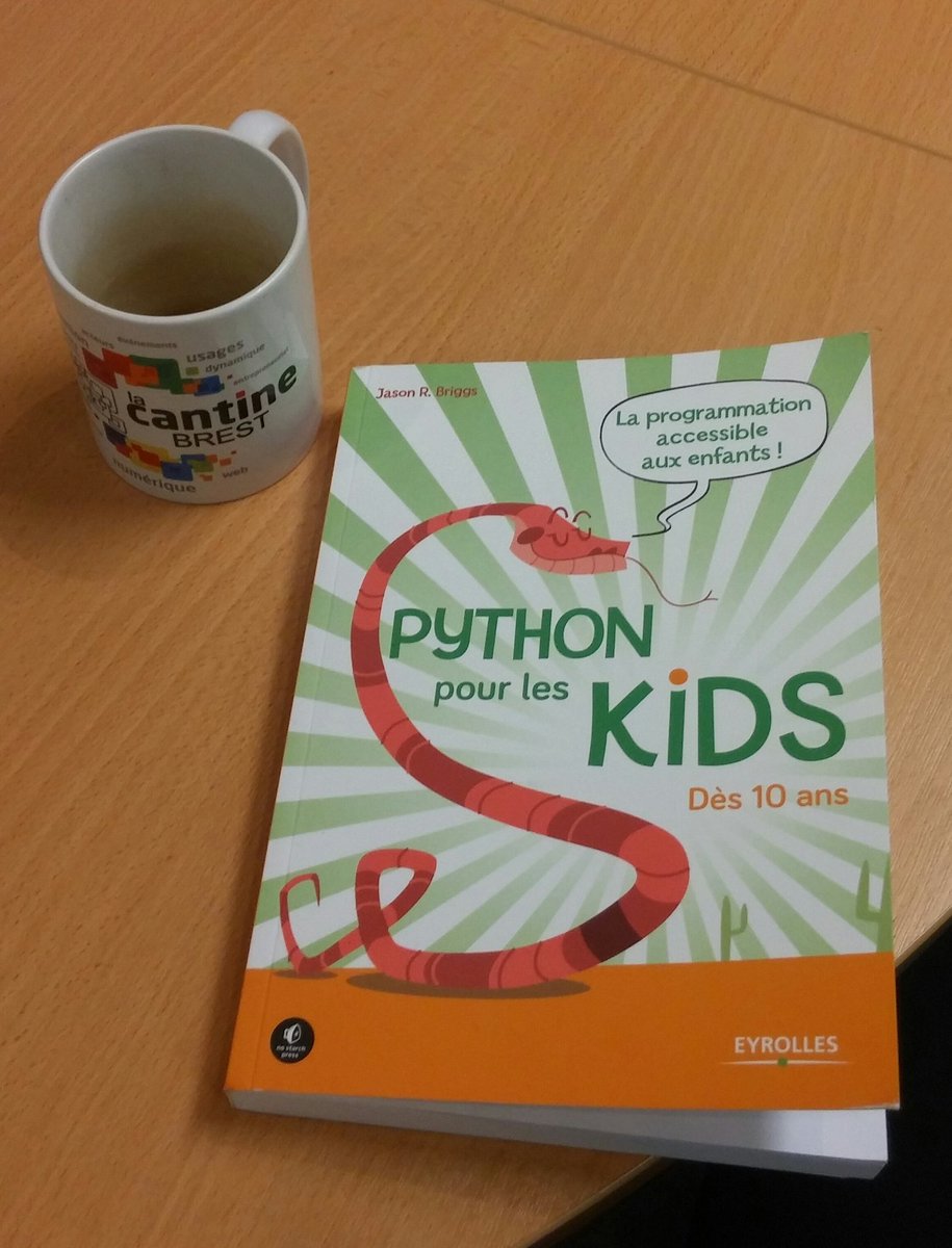 AnDaolVras's tweet photo. Nouvelle arrivée dans la bibliothèque Cantine #python4kids Y a plus qu'à potasser pour la prochaine @Devoxx4KidsBES ! https://t.co/Wre9U04QHO