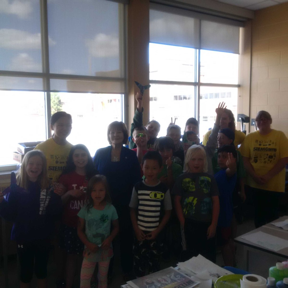 Campers at  STEM summer camp at Fanshawe College not only have fun learning but made boomerangs, that really work!