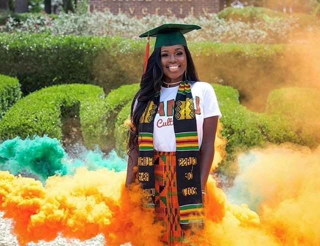 benewsfamu's tweet photo. Graduation Coming Soon. 🎓 Queen: @beingmanijane 📸: @stephonx_ #FAMU #Rattlers #HBCU #BEFAMU #BlackExcellence https://t.co/mwDvtBJjra