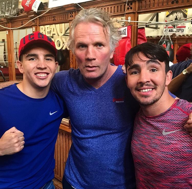 FightConnectTV's tweet photo. Great photo of @mickconlan11 &amp; his brother @JamieConlan11 at @beaujacksboxing's in Dublin City Centre earlier today! https://t.co/kkaTfZsOCM