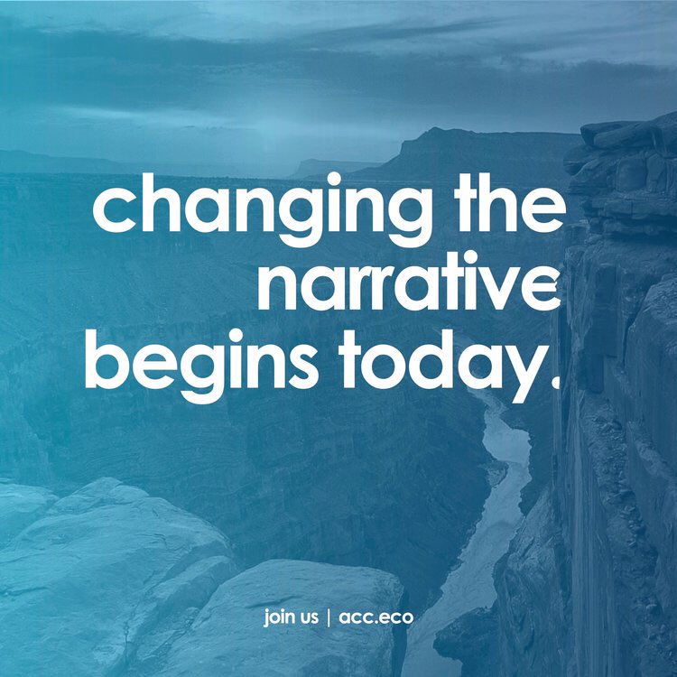 The left can't have a monopoly on talking about the environment. This new org. will fight them at their own game! Follow -> @ACC_National