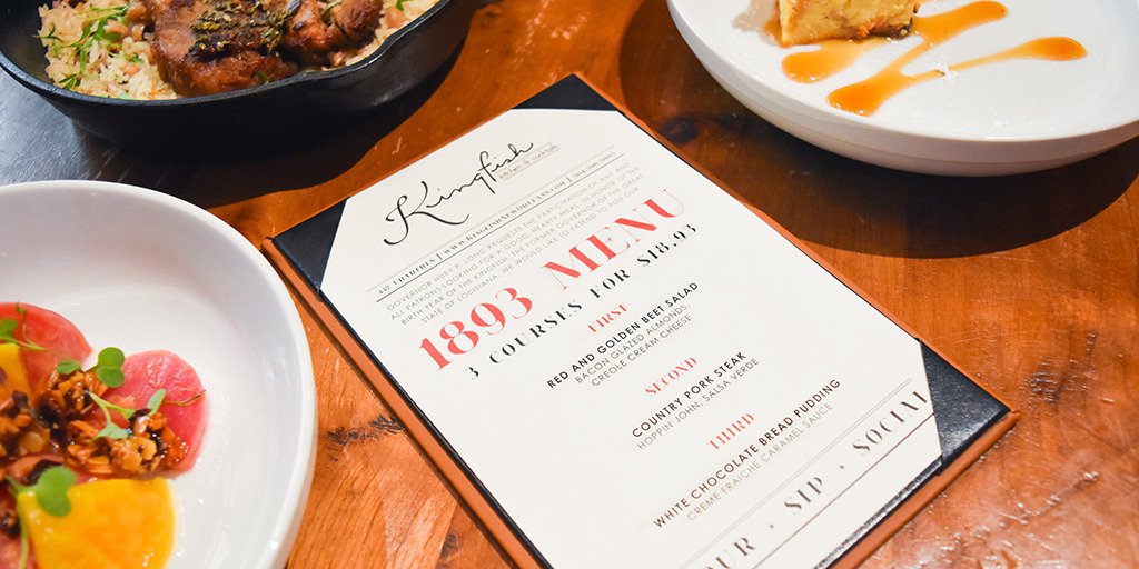 Our 1893 Menu is back for the rest of the #Summer! Check out 3 amazing dishes for just $18.93