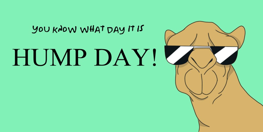 Happy #HumpDay everyone! Keep going, the weekend is ahead!