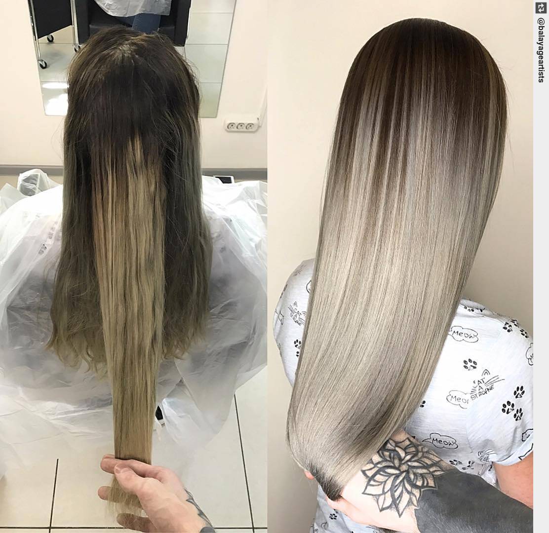 betrendsetters's tweet photo. P E R F E C T โจ B L E N D Love this cool ash transformation by ๐จ๐จ๐จ #ashblonde #rootyblonde #colormelt https://t.co/AqM1bOww72 https://t.co/ZDGb0WkSk1