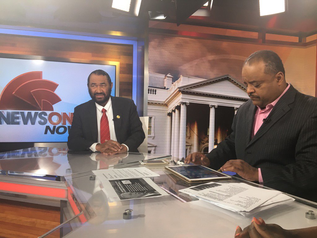 CompassJnl's tweet photo. This morning: @rolandsmartin will discuss #JeffSessions with congressman Al Green of the CBC on #NewsOneNow https://t.co/kqJHzYEAa8