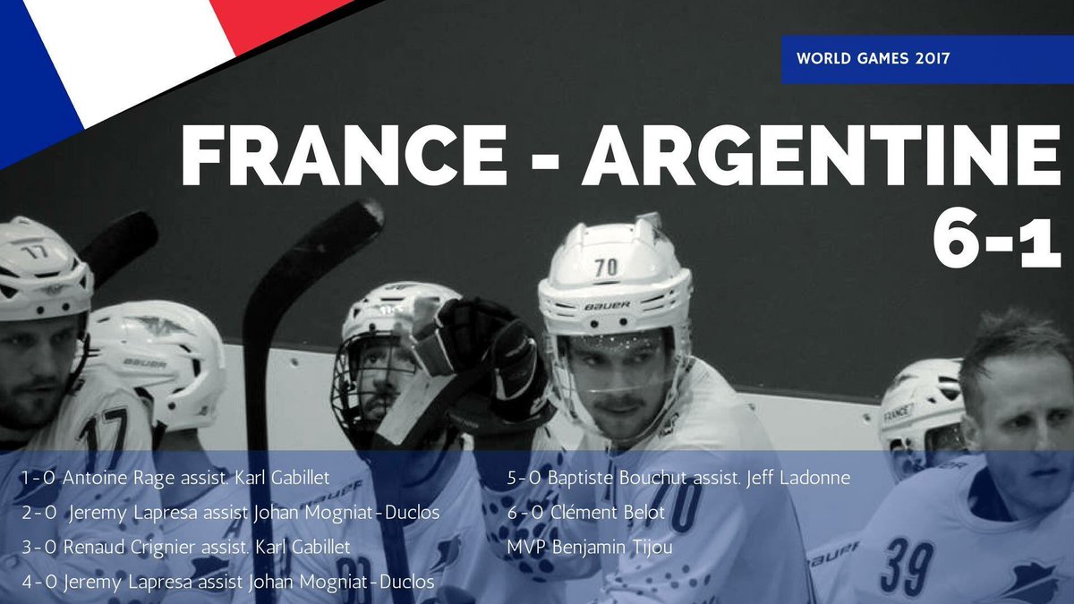 FFRollerSkate's tweet photo. L'Equipe de France déroule en Roller Hockey face à l'Argentine aux World Games ! 1ère place provisoire du groupe 🇫🇷@FranceOlympique #TWG2017 https://t.co/6MQpUscbNC
