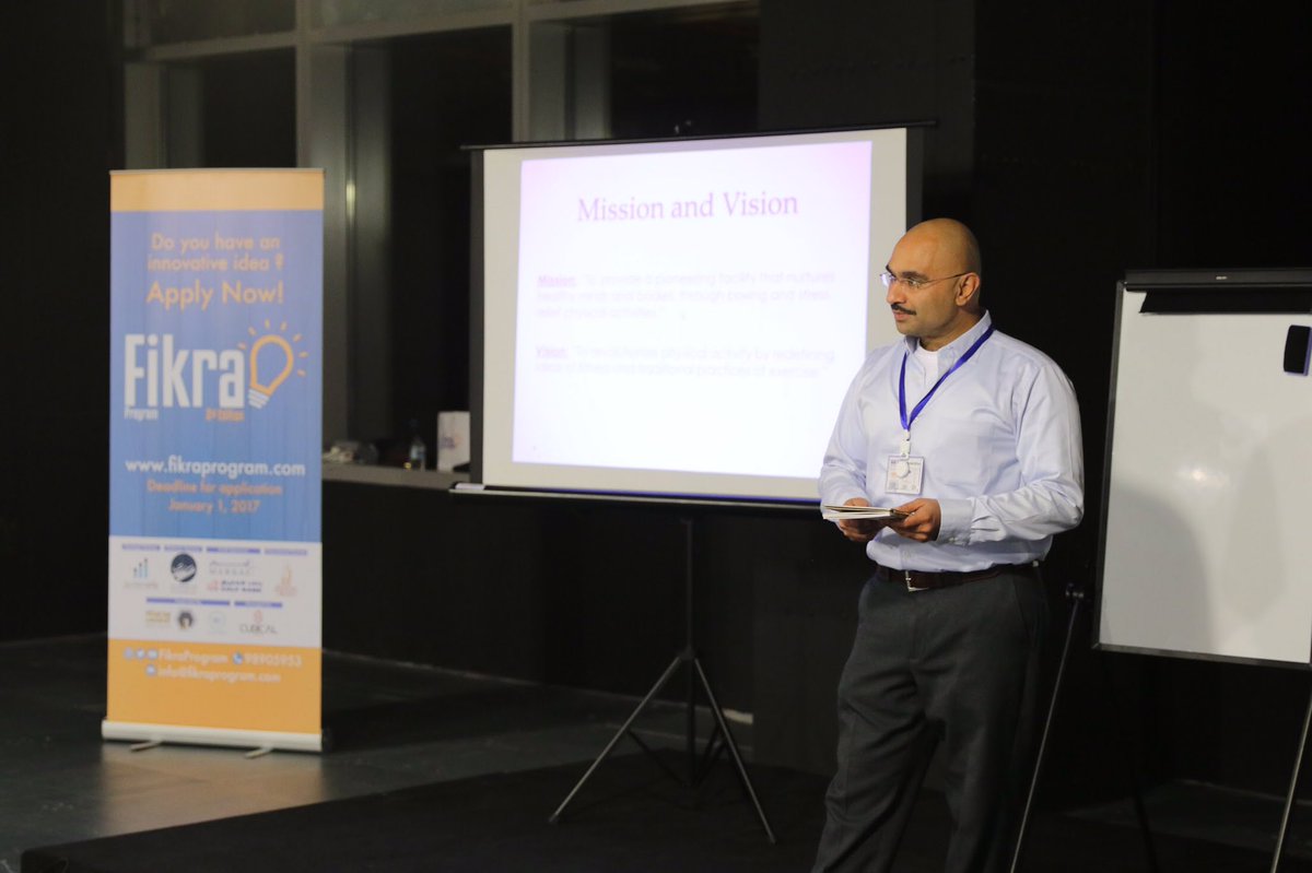 fikraprogram's tweet photo. Business plan creation with the help of Salem Al Mutawa from Cubical Services. https://t.co/wYGiC68hwH