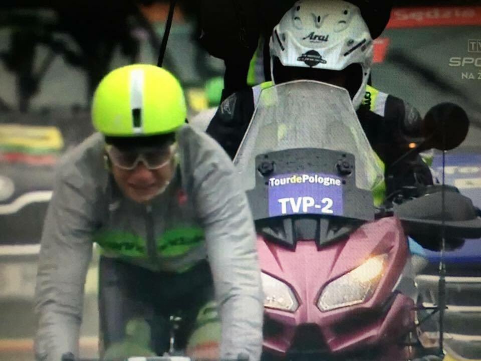 TVMIntl's tweet photo. Next stop https://t.co/Wj3sUxjkIc @SpeedMetalCycl @tourdepologne #1mototeam #motocam @ampvisualtv @Tour_de_Pologne @TourOfAlberta @AmgenTOC https://t.co/SphC1jlatf