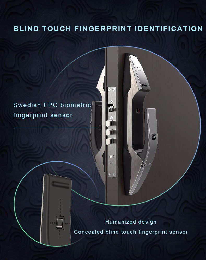 PhilipsDoorLock's tweet photo. Kaadas smart lock K8 push pull digital lock with automatic mortise and bluetooth and Sweden FPC( live fingerprint sensor) https://t.co/vBGOGR8eeM