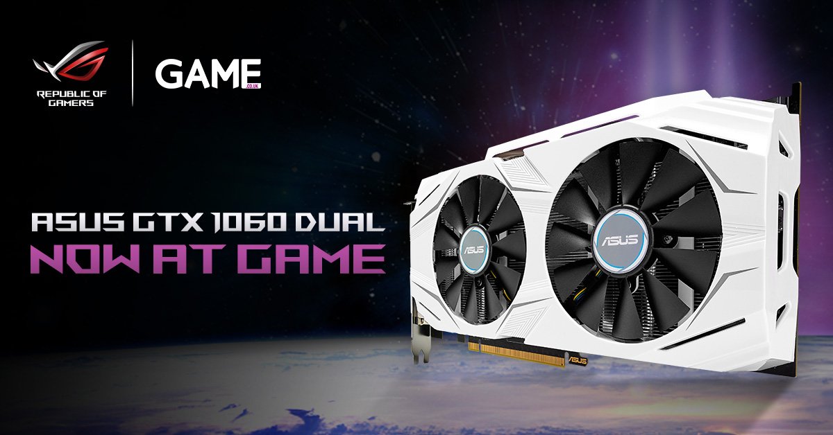 ASUS_ROGUK's tweet photo. Graphics cards are made for gaming. Good job you can now grab one from @GAMEdigital. You can purchase in store too! https://t.co/Qw2VPnhDXM https://t.co/6zAGvGbIqy