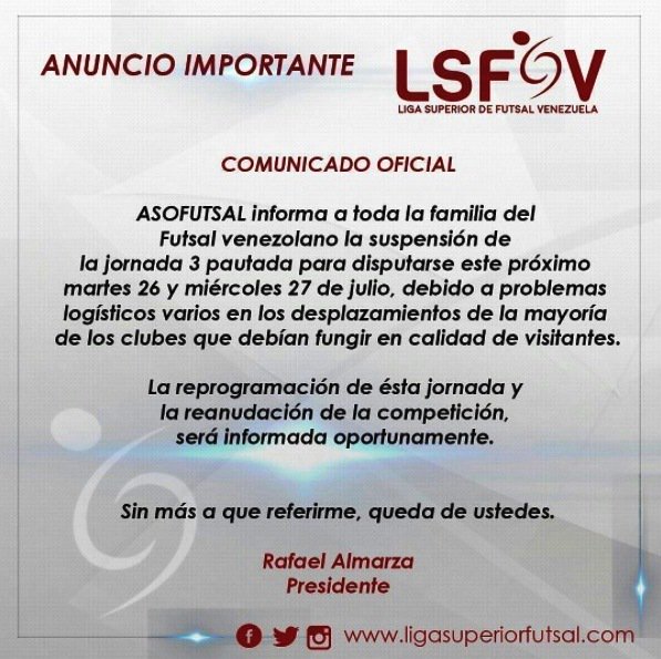 scmaritimo's tweet photo. #LSFV | Comunicado Oficial
@LigaSuperiorFVF
#ViveMaritimo #PasionRojiVerde https://t.co/E3TKt4wWoZ