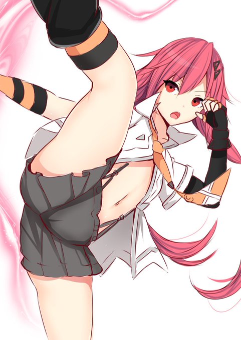 ハイキックするうずめ落書き 