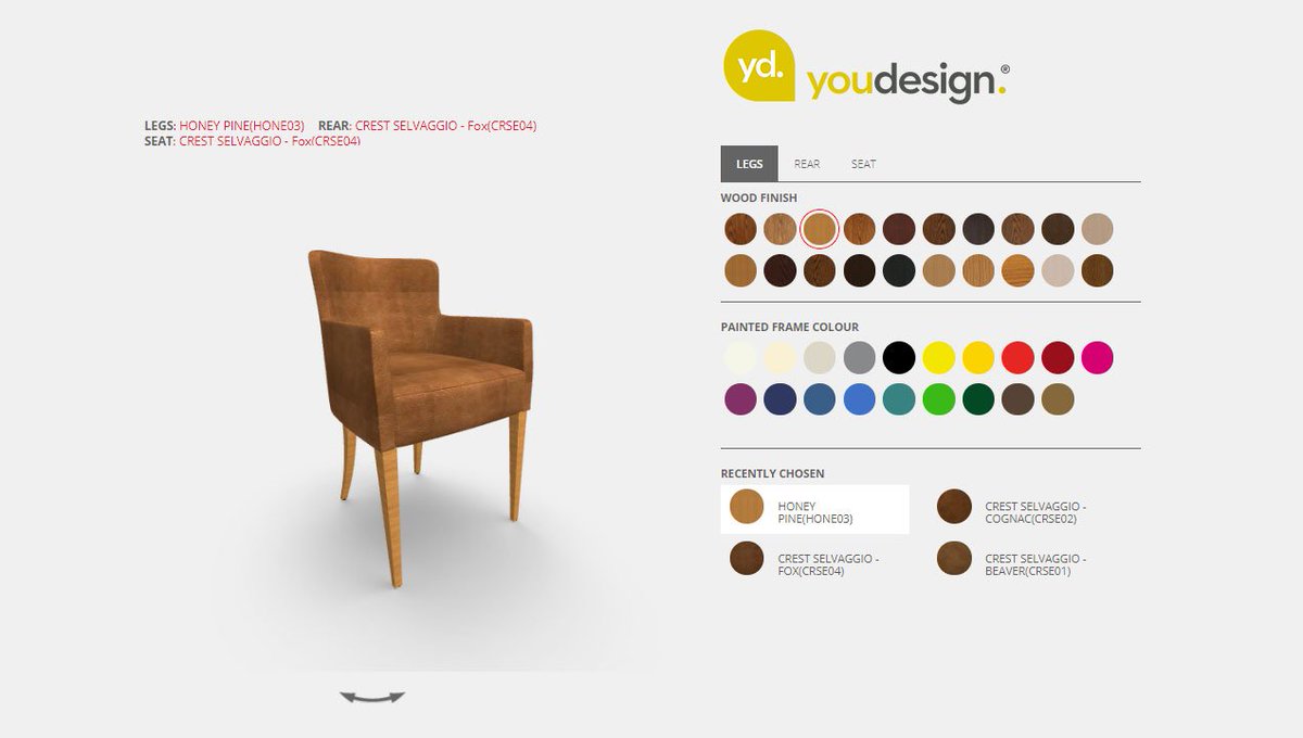 UHSGroup's tweet image. The Chadwick Tub Chair is now available on our online Configurator!

Try it out: ow.ly/TSH330dT7PR

#YouDesign #TubChair