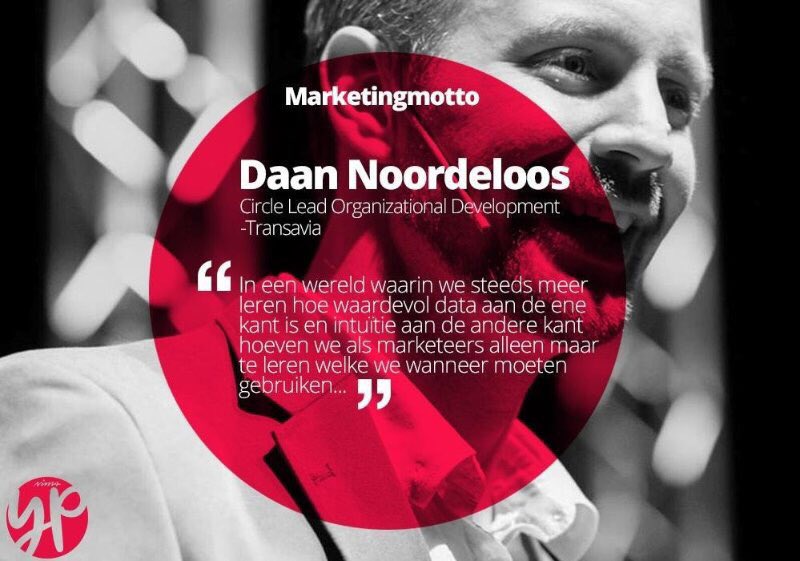 Interessant #marketingmotto van @daannoordeloos over data &amp; intuïtie.