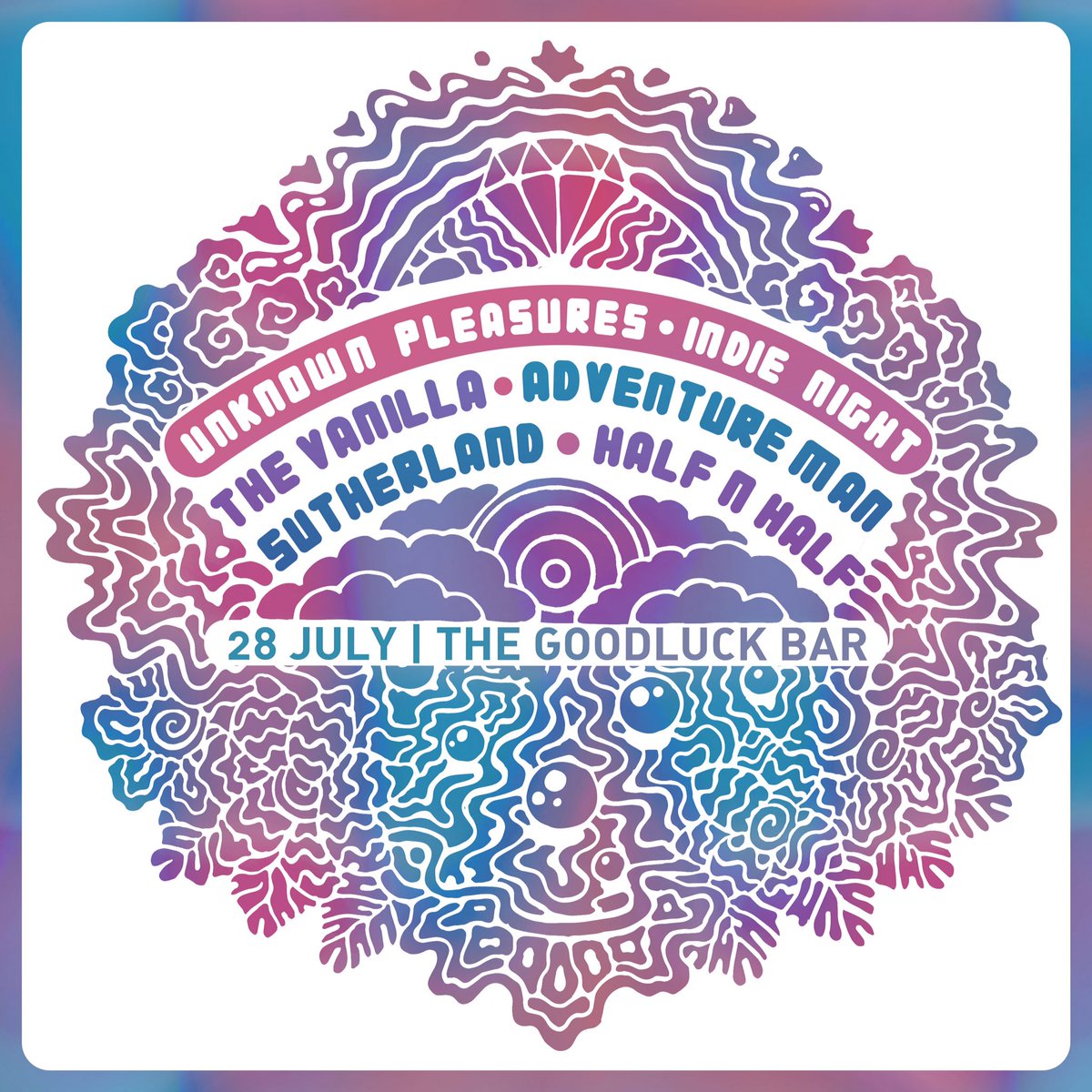 We're going on tour! 28 July JHB w/ <a href="/halfnhalfmusic/">Jean-Michel Wickli</a> <a href="/adventuremansa/">Adventure Man</a> and <a href="/Sutherland_Za/">Sutherland</a> #unkownpleasures #indienights