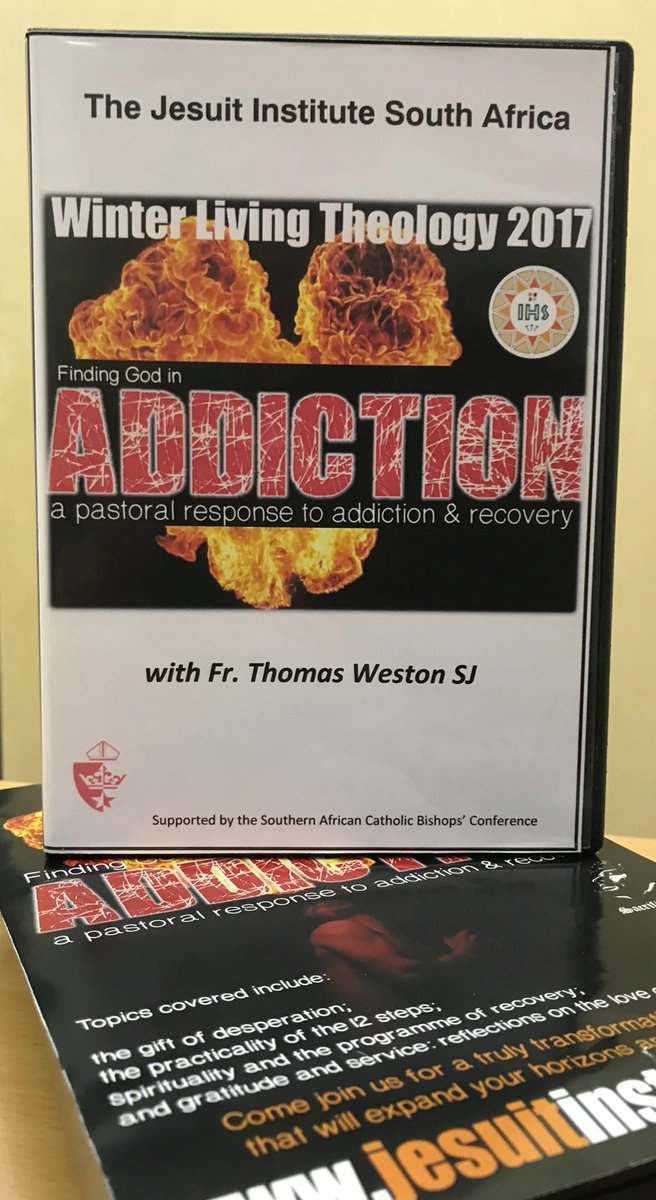 JesuitInstitute's tweet photo. #WLT2017: Finding God in Addiction Talks by Fr Tom Weston SJ now available on CD(8CDs)
Contact: admin@jesuitinstitute.org.za to order a set https://t.co/4dQ2nvm42d