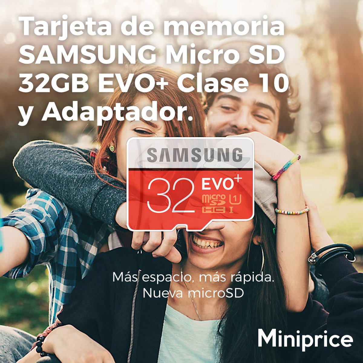 miniprice_es's tweet photo. ¿Déficit de memoria? Hazte con una micro sd 32GB por sólo 12,56€ ¡Entra https://t.co/mNpV2CjUml  y no te pierdas esta #oferta! ��😊 #miniprice https://t.co/umcCUbARWW