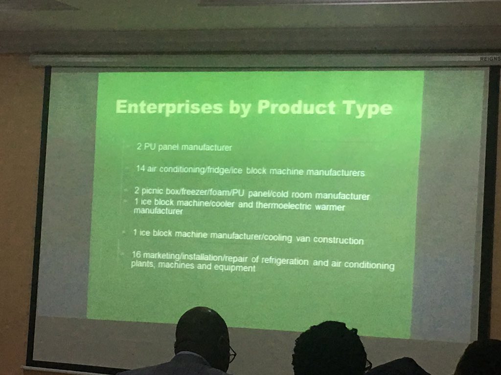 estherclimate's tweet photo. @FMEnvng Data from Field survey: Nigerian consumption of Refrigerants per year! #HCFCsNG https://t.co/wEhKdcPQjH