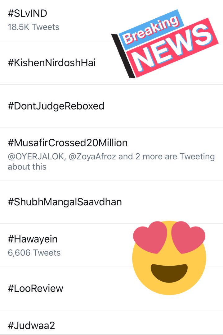 shalusirohi22's tweet photo. #MusafirCrossed20Million #StillNow @himanshkohli @ZoyaAfroz https://t.co/LqjfwNucgL