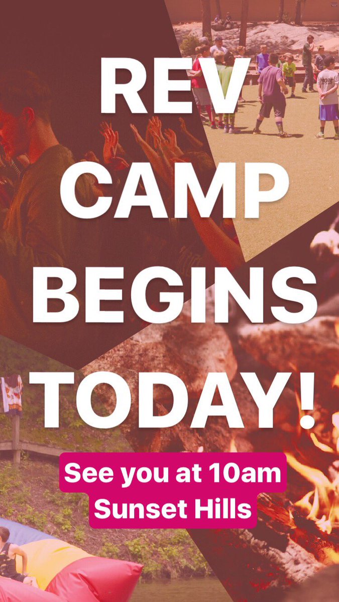 revnight's tweet photo. REV CAMP IS HERE!!!! https://t.co/Nicr8BKrn0