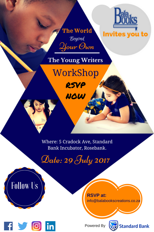 bala_books's tweet photo. Join Us for this weekend's #Balabooks Book Writing Workshop for parents.
#SBincubator #ItsChildsPlay
RSVP: https://t.co/8rDnzGoaHw https://t.co/tL5kr6r2zZ