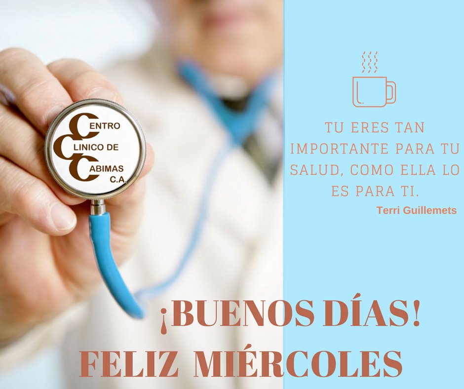 CLINICOCABIMAS's tweet photo. #BuenosDías
#NosPreocupamosPorTi
#TeOfrecemosLosMejoresServicios
#Especialidades
#SomosCCC
#SuAlternativaEnSalud https://t.co/RWhygey9ie