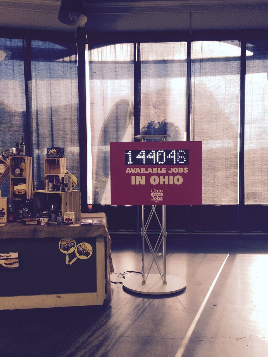 OhioMeansJobs's tweet photo. There are more than 144,000 reasons to check out @OhioMeansJobs! Check us out at the @OhioStateFair! https://t.co/MUjjolDIbR