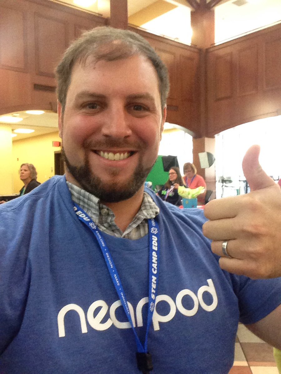 DGoochee's tweet photo. Thanks @nearpod for coming to our Innovation Playground! A great time had by all. #Stemcampgames #STEMCampEDU https://t.co/Nr1tX8uOCT